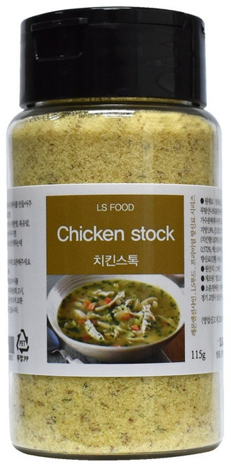 NEW 치킨스톡 114g 프리미엄 수입 천연 향신료 닭육수 재료 양념 파우더 chicken stock, 1개