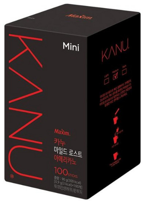 맥심카누 미니 마일드 로스트 0.9gX100T 동서식품, 없음, 100개