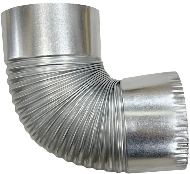 국산제조 난로 엘보연통 65mm 90mm 110mm 125mm 난로부품 부속품, 1개