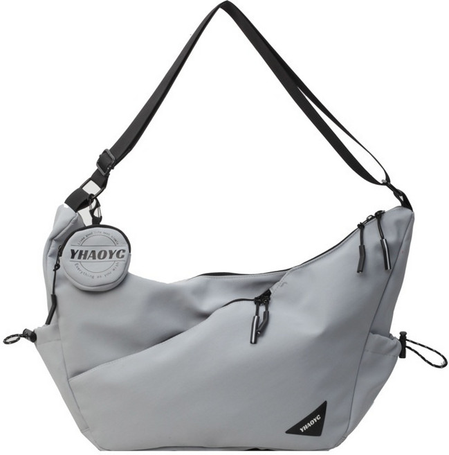 YHAOYC 機能通勤斜背袋 郵差包, 絲絨藍