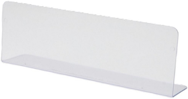 (올핀) 투명 아크릴 진열대 칸막이 L자형 중형 10개 매장 소품 진열 정복