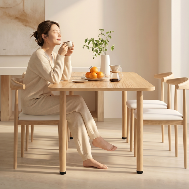 하루꿈 식탁 미니멀 디자인 다용도 책상 테이블 주방 원룸 심풀 다이닝 식탁, 120cm