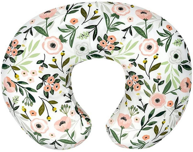 月亮枕 孕婦枕 哺乳枕 U型枕 側睡枕 餵奶枕, 繽紛花朵,F