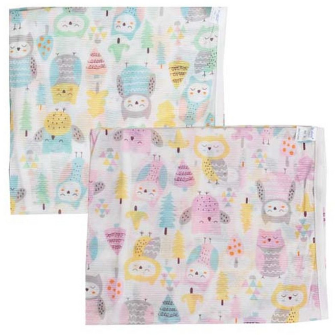 아이숲 부엉아이 자가드편면 속싸개 여름