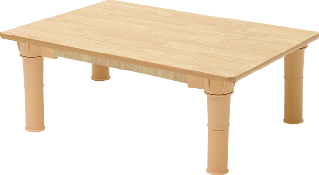 미니 칼라 1인용 좌식 책상 유치원 어린이집 공부상 650*450사이즈, 고무무늬