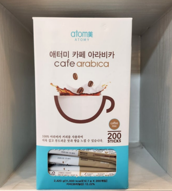 애터미 카페 아라비카 커피믹스, 12.1g, 200개입, 1개