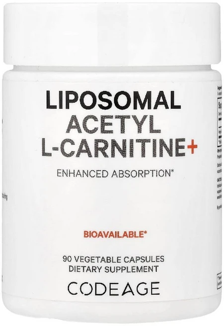 코드에이지 리포좀 리포조말 리포솜 리포소말 아세틸 L 카르니틴 500mg 캡슐 90정, Codeage, 리포소말 아세틸 L-카르니틴+, 500, 1개 - 쿠팡