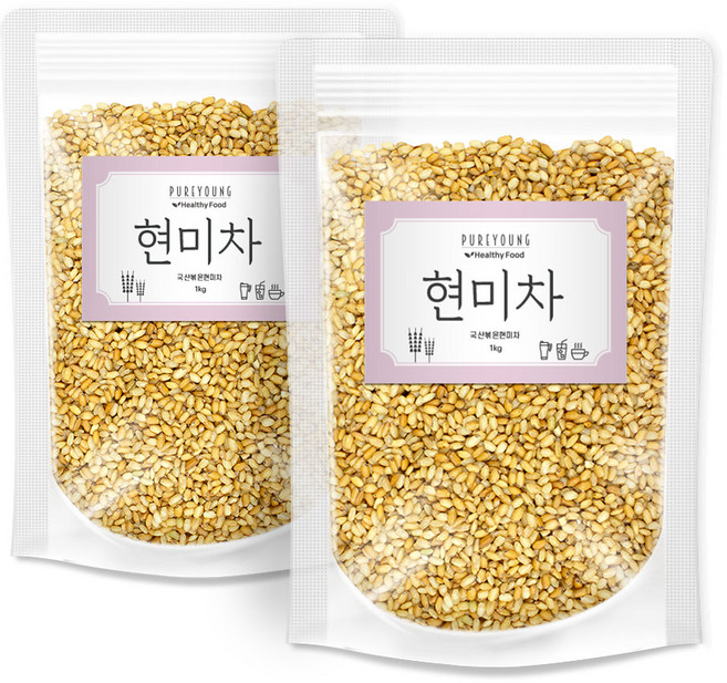 퓨어영 볶은 현미차 1kg, 1개입, 2개