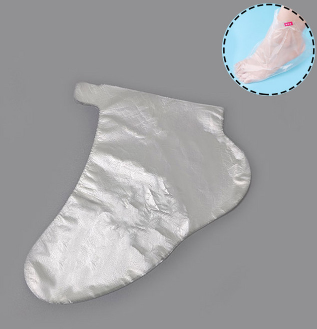 일회용 발비닐 커버 풋케어 보습 위생양말, 200매 일회용 비닐양말
