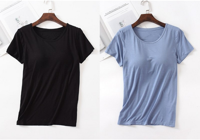 에쉬울프 모달 반팔 노브라티 2P