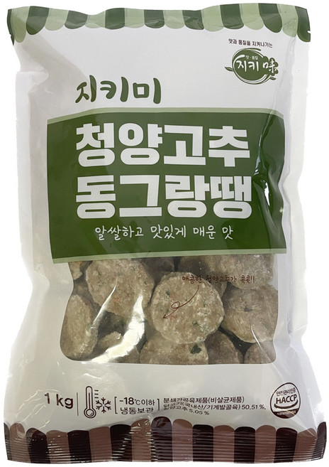 지키미 청양고추 동그랑땡 1kg, 1개