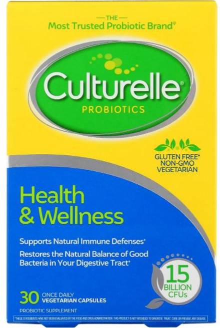 Culturelle Health & Wellness Probiotic Vegetarian Capsules 30 ea, Culturelle Health & Wellness P, 1개