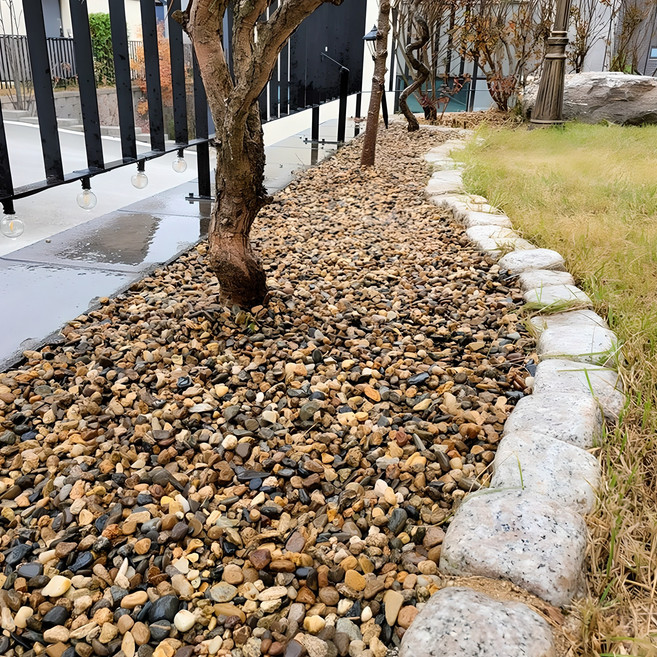 15mm이하 강자갈 18kg 전원주택 정원 마당 화단 자갈 화분 인테리어 조경용 콩자갈 조약돌 자연석 자갈돌, 1개