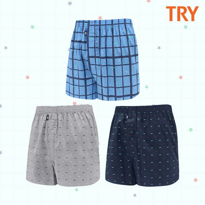 TRY 주니어 아이스 쿨링 트렁크 3종세트