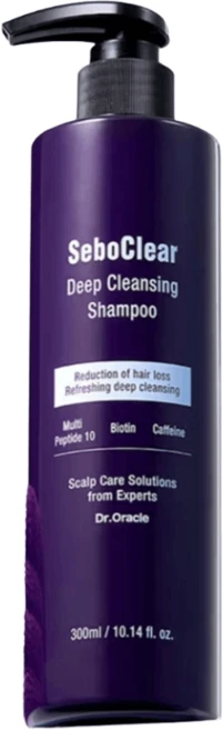 닥터오라클 세보클리어 딥클렌징샴푸 300 ml, 1개, 300ml - 쿠팡
