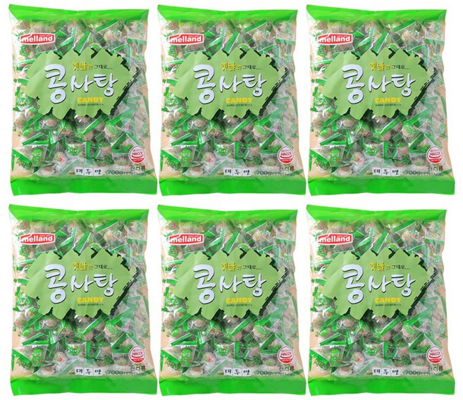 [멜랜드] 콩사탕, 6개, 700g