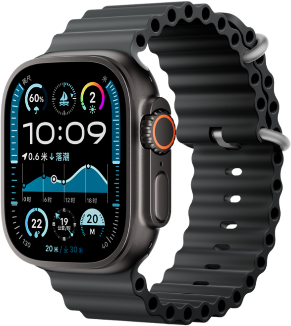 애플워치 호환 스트랩 수영 스포츠 실리콘 오션 밴드 (11 10 9 8 7 6 5 4 3 2 SE2/3 Ultra2/3)38/40/41/42mm 49/46/45/44/42mm, 블랙