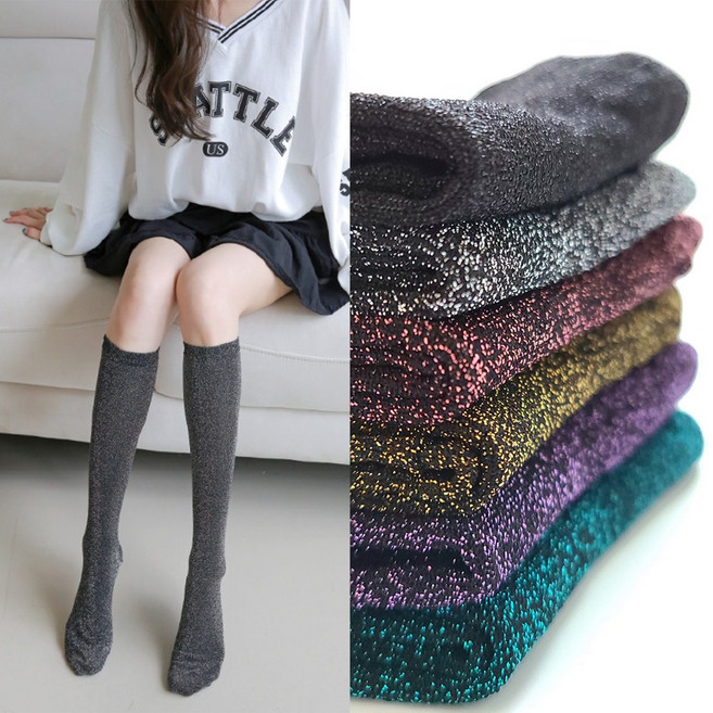 [당일발송] 1+1(선택가능) Ksox 반짝이 니삭스 펄 루렉스 반장 반타이즈 국내산 골프 양말 SDG 케이싹 케이삭