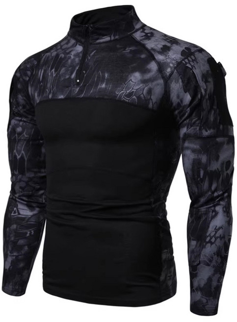 밀리터리 전술티 긴팔티 컴뱃 카모 아미 군복