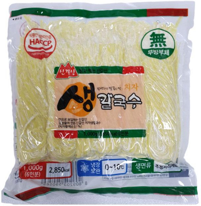 신갈산치자생칼국수 1KG신갈산, 1개