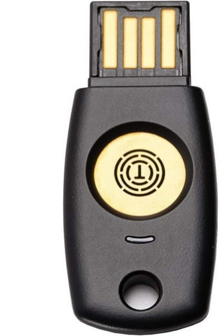 FIDO2 U2F 보안 키 패스키 이중 인증 (2FA) USB 키 PIN+터치 TrustKey T110