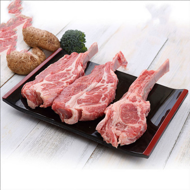 (배터짐) 캠핑가자! 숙성 양고기 모음1kg 양사각갈비 2소스 (일요일&당일발송), 1개, 냉장 양숄더랙