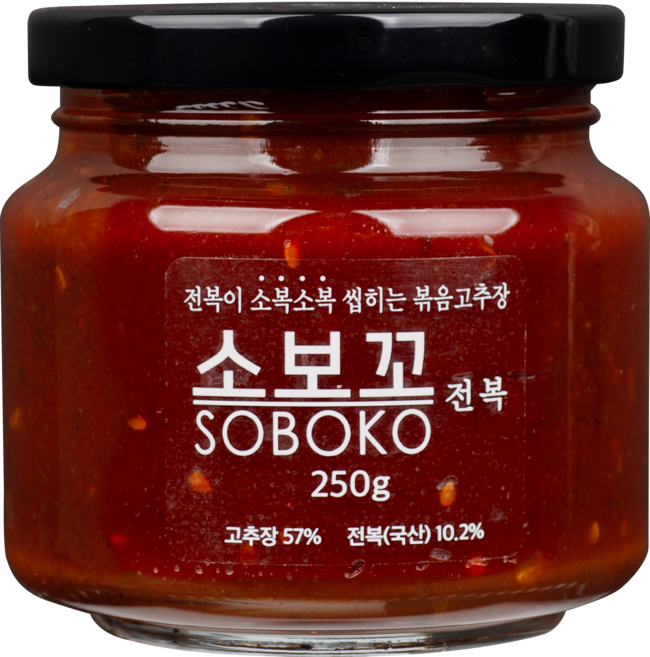 소보꼬 전복 볶음 고추장 국산전복, 250g, 1개