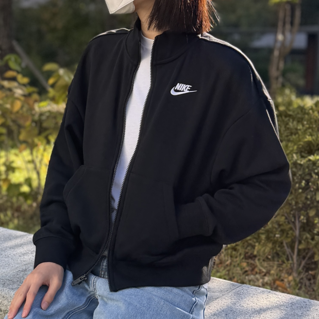 나이키 WLT 여성 집업 자켓 루즈 트랙 재킷 런닝 스포츠 점퍼 가벼운 데일리 아우터