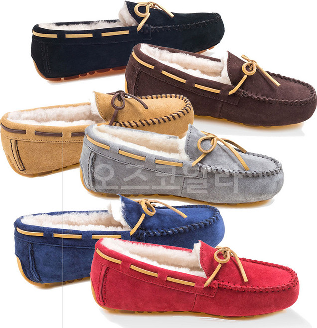 오즈웨어 어그 모카신 방수 털모카신 양털 털단화 겨울 퍼 호주