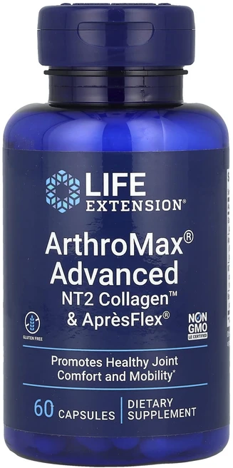 Life Extension ArthroMax 어드밴스드 NT2 콜라겐 및 ApresFlex 캡슐 60정, Life Extension ArthroMax 어..., 1개 - 쿠팡