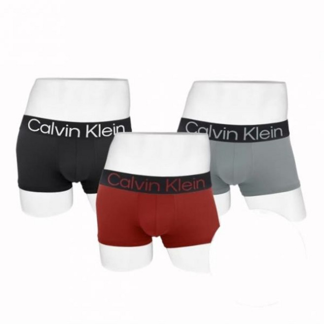 [매장정품] 캘빈클라인 언더웨어 남자 팬티 드로즈 속옷 사각 3장세트 NP2607O+쇼핑백