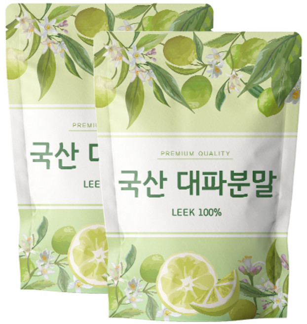닥터릴리 대파 가루 분말 국산, 2개, 300g