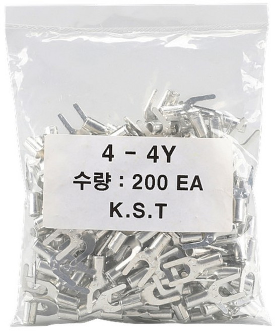 경성 압착터미널 소포장 4SQ x 4Y봉200EA, 1개