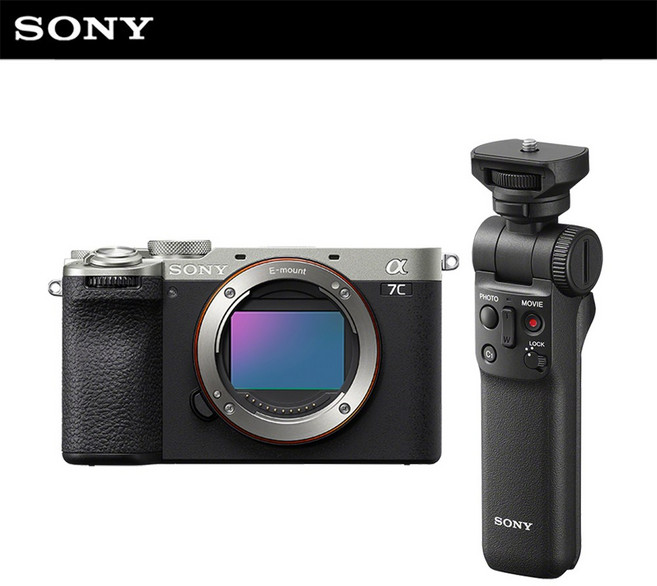 소니 공식대리점 카메라 A7C2 BODY 실버 + GP-VPT2BT 블루투스 슈팅그립 풀프레임 컴팩트 알파, 단품