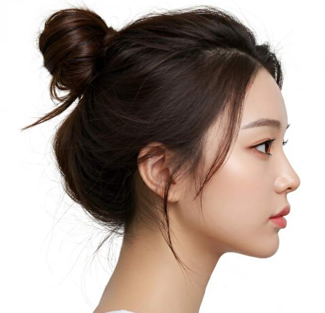 정품 핵폭신 볼륨 똥머리 올림머리 NEW신상, 1개, 라이트브라운