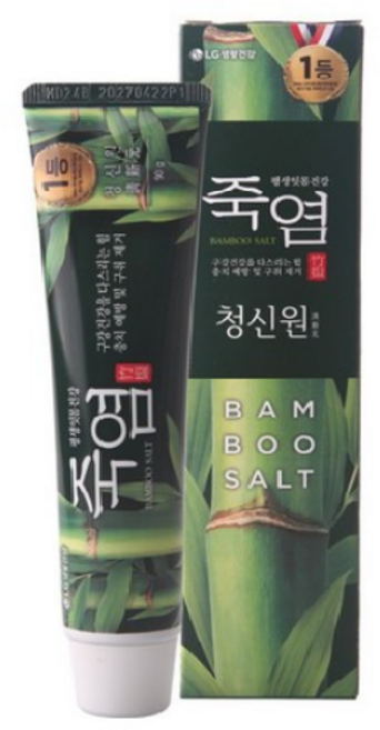 LG생활건강 죽염(竹鹽) 청신원 치약 90g 묶음 _FM, 8개