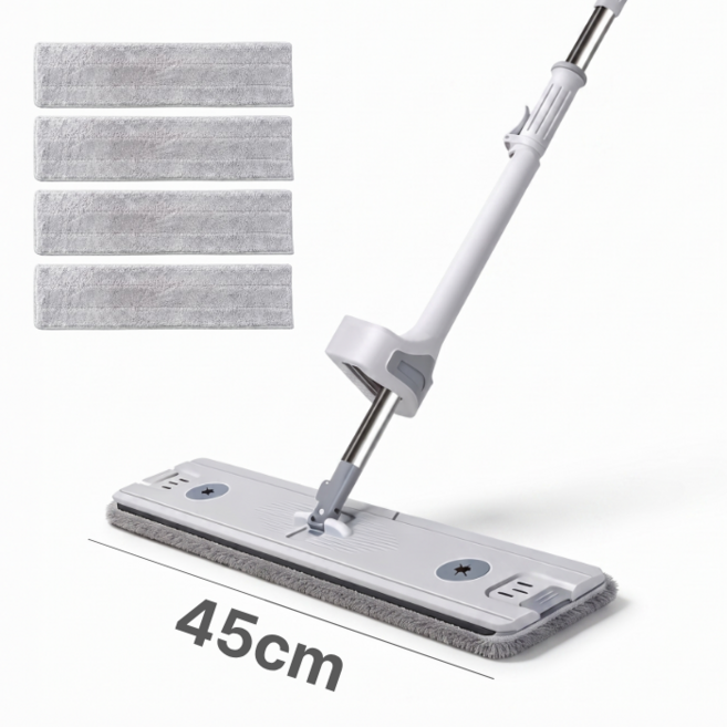 클레오니 가정용 밀대걸레 물걸레 청소포 밀대 바닥청소 밀대걸레, 1세트