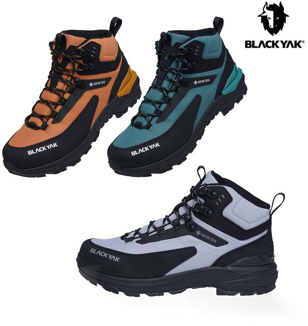 블랙야크 발편한 남성 여성 고어텍스 미드컷 등산화 트레킹화 방수화 가이드GTX