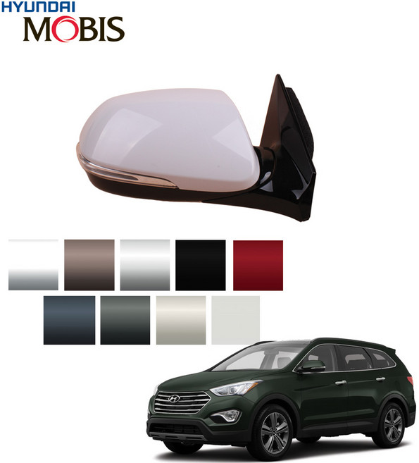 맥스크루즈 사이드미러 (87610B8001-DS) (87620B8001-DS) [14핀], NCW(크리미화이트), 우측(조수석), 1개