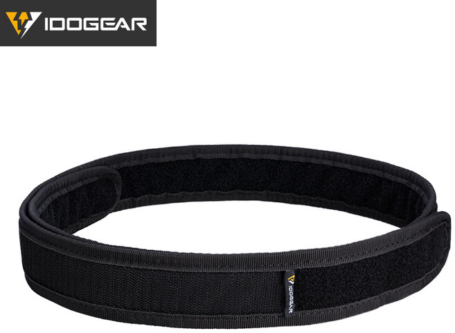 IDOGEAR 전술 남성용 벨트 스포츠 내부 벨트 1.7" 허리 벨트 나일론 블랙 3418, 01 Black_01 S, 1개