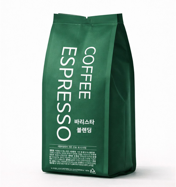 커피에스프레소 바리스타 블렌딩 원두커피, 250g, 1개, 홀빈(분쇄안함)