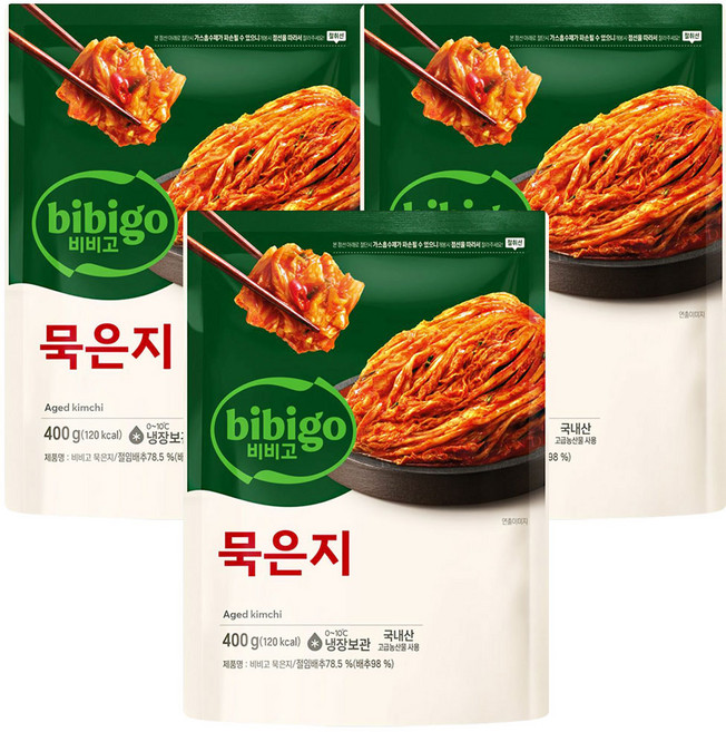 BIBIGO 비비고 묵은지 400g X 3개