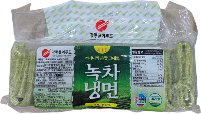 (FO)강동퓨어_녹차냉면사리 2kg / 147548, 1개