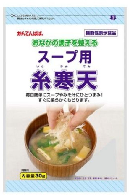 Ina 이나식품 Soup Thread Agar 국물용 실 한천, 40개, 30g