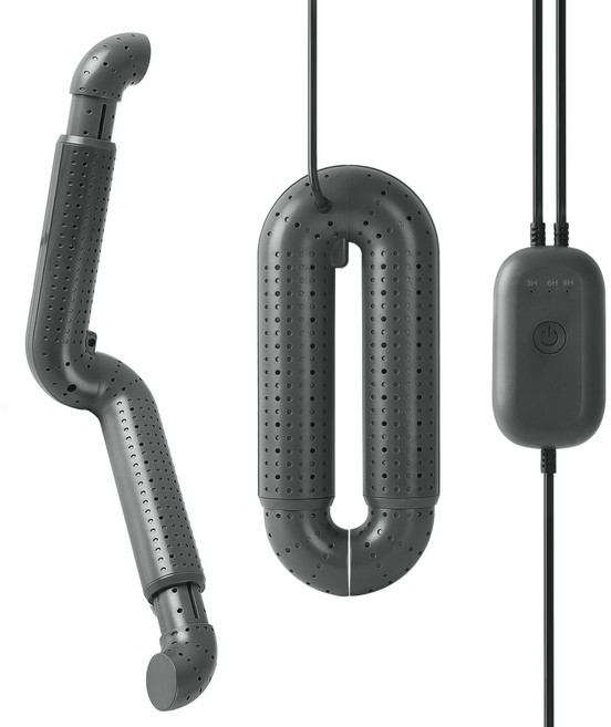 오든오 신발건조기 휴대용 사계절 UV 살균 탈취 운동화 드라이어 OD-SD70 라이트블랙, OD-SD70-BK