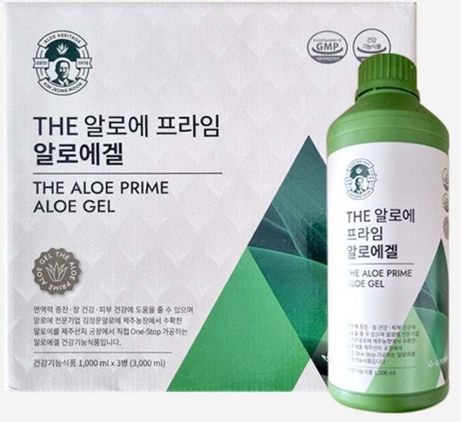 김정문알로에 THE알로에 프라임 알로에겔 1000mlX3병, 1개, 3L