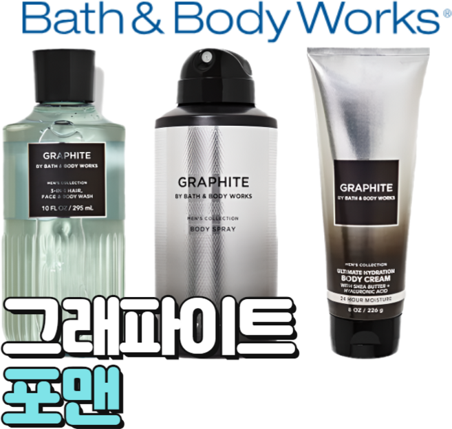 배스앤바디웍스 BBW 향기로운 그래파이트 포맨, 바디크림, 1개, 226ml