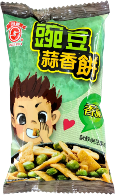日香 豌豆蒜香餅 香脆, 300g, 1套