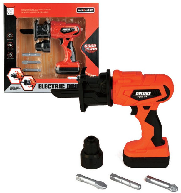 키드팡 어린이 전동 파워 드릴 공구, 1개