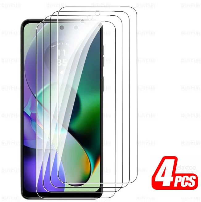 모토로라 모토 G54 G14 G34 G84 G04 G04s G24 전원 5G Glas 1-4Pcs 강화 유리 모토 G75 G55 G45 G35 G15 G0, 14 번들 21, 01 4 Pieces